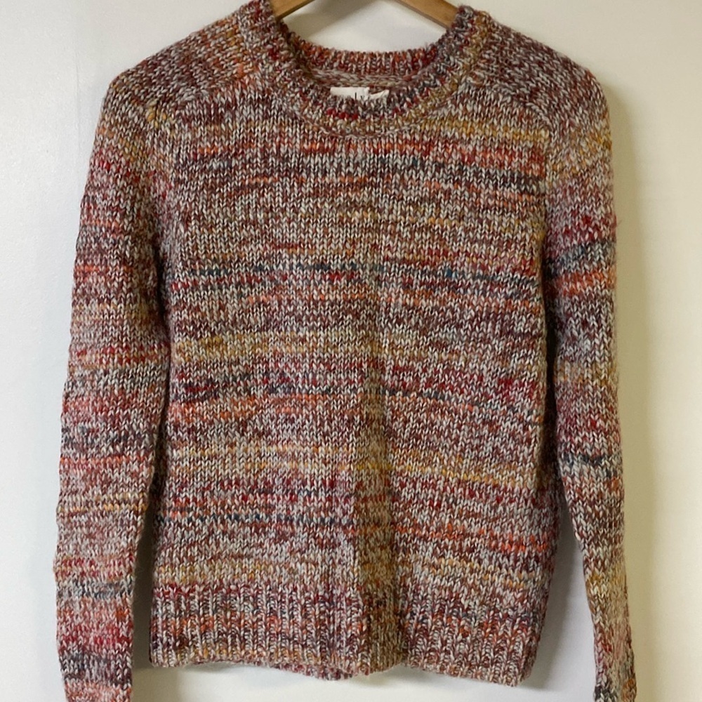 VELVET by Graham & Spencer Anthropologie Multicoloured Knit Sweater Size Small